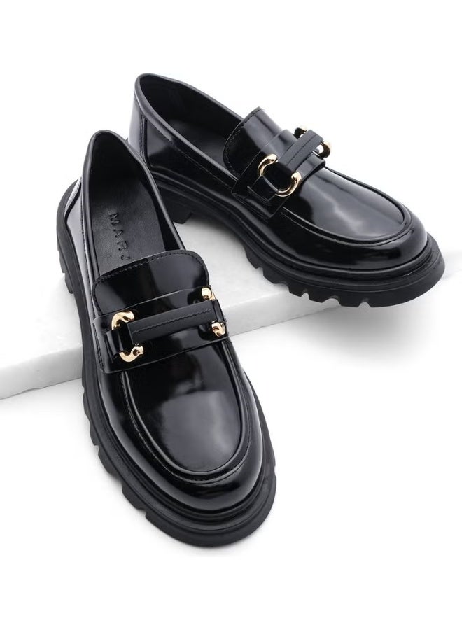 MARJIN Women's Loafer High Sole Buckle Casual Shoes Kinles - Image 1